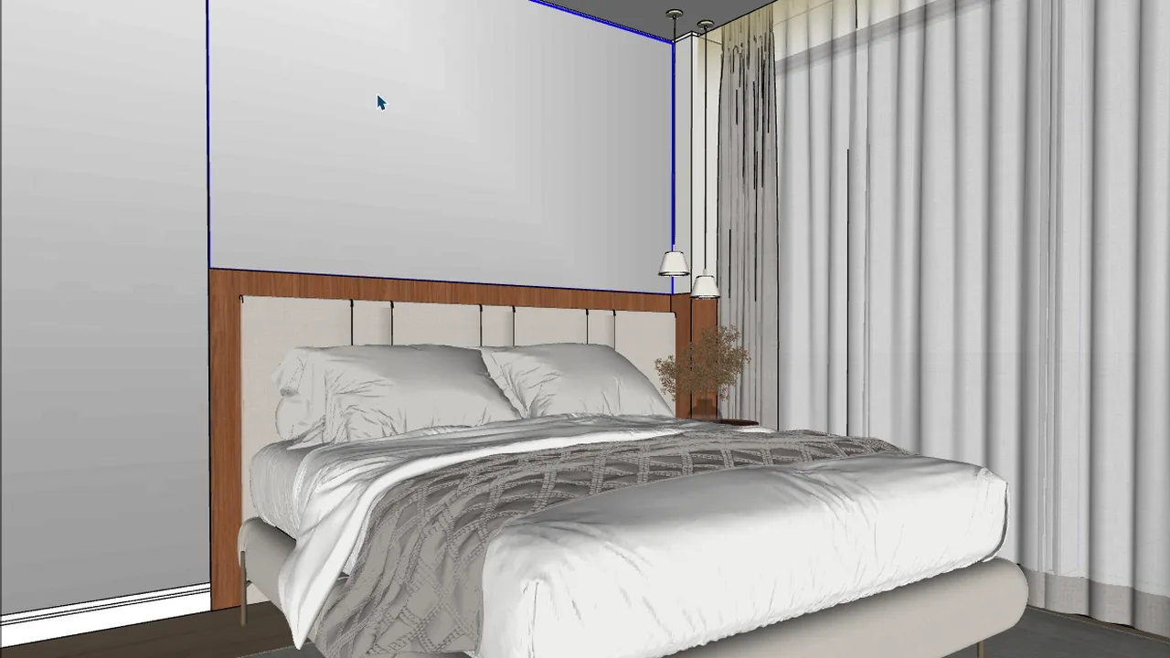 Mesmo espelho sem reflexo no SketchUp